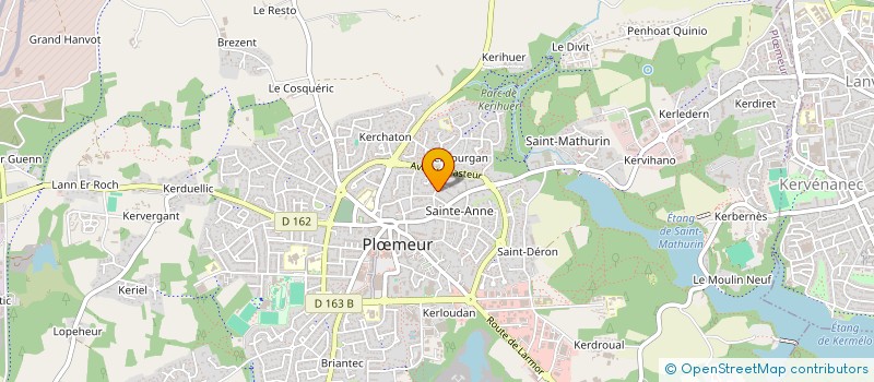 localisation de l'entreprise MONSIEUR PHILIPPE GUENNEC  PLOEMEUR