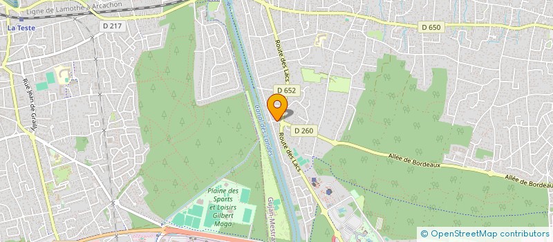 localisation de l'entreprise MONSIEUR PHILIPPE GUERARD  GUJAN-MESTRAS