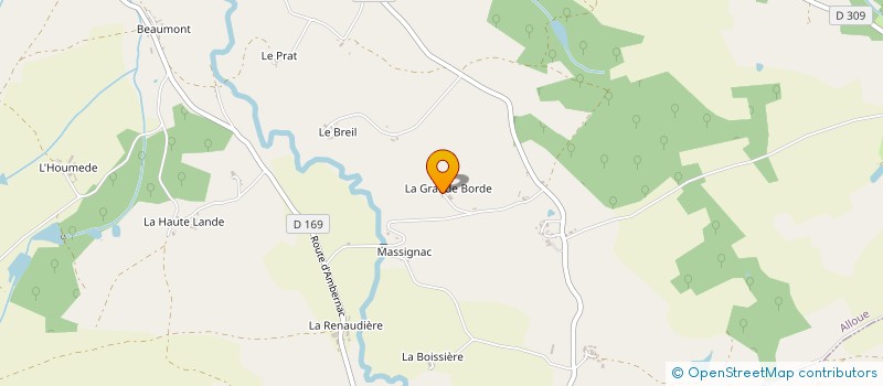 localisation de l'entreprise MONSIEUR PHILIPPE GUERGUIN  ALLOUE