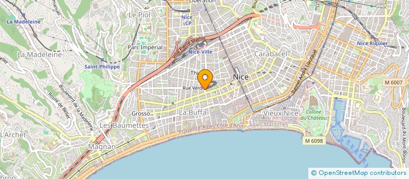 localisation de l'entreprise MONSIEUR PHILIPPE GUERIDON à NICE
