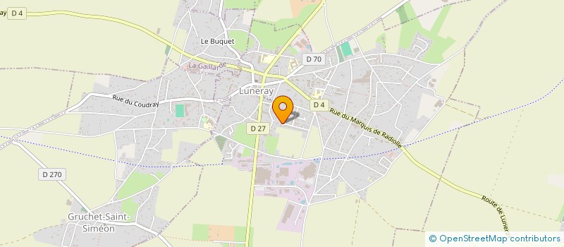 localisation de l'entreprise MONSIEUR PHILIPPE GUERIF  LUNERAY