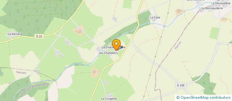 localisation de l'entreprise MONSIEUR PHILIPPE GUERIN à LA FERRIERE-EN-PARTHENAY