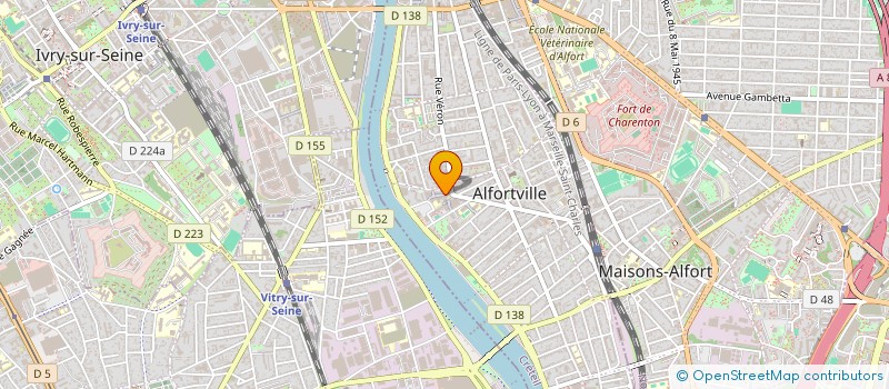 localisation de l'entreprise MONSIEUR PHILIPPE GUERIN à ALFORTVILLE