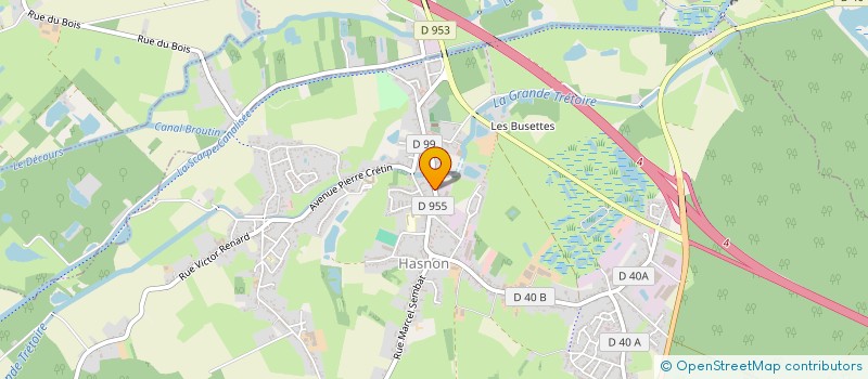 localisation de l'entreprise MONSIEUR PHILIPPE GUERIN à HASNON
