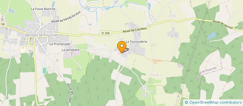localisation de l'entreprise MONSIEUR PHILIPPE GUERIN à VERNOIL-LE-FOURRIER
