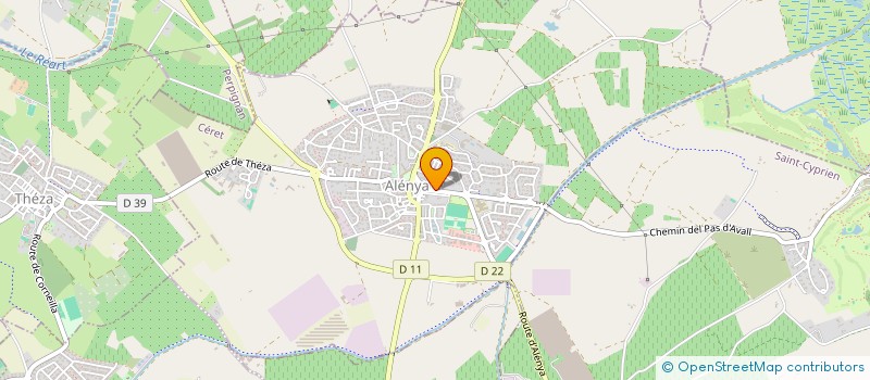 localisation de l'entreprise MONSIEUR PHILIPPE GUERIOT  ALENYA