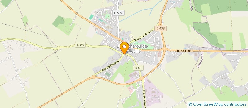 localisation de l'entreprise MONSIEUR PHILIPPE GUEROULT  GRAND BOURGTHEROULDE