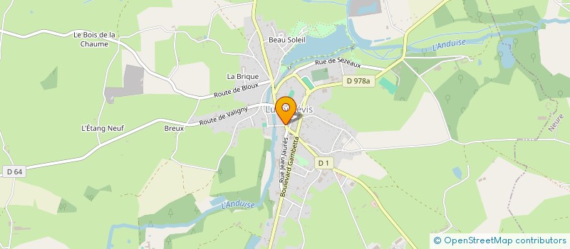 localisation de l'entreprise MONSIEUR PHILIPPE GUEROULT  LURCY-LEVIS