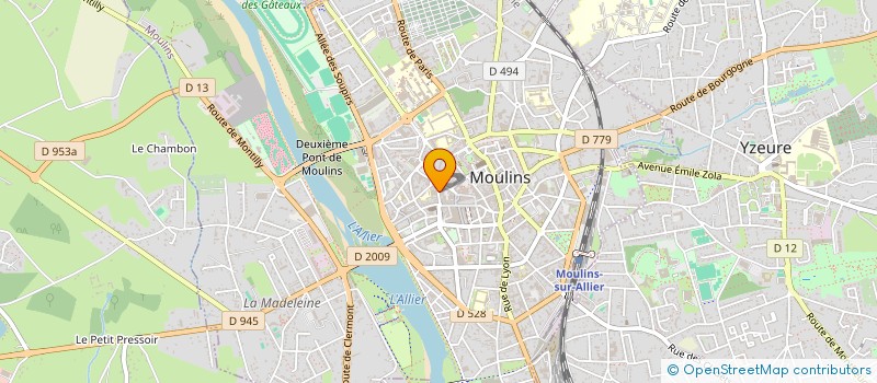 localisation de l'entreprise MONSIEUR PHILIPPE GUERRE à MOULINS
