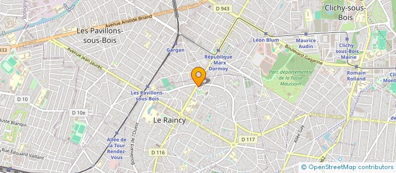 localisation de l'entreprise MONSIEUR PHILIPPE GUERREIEO DA TORRE à LE RAINCY