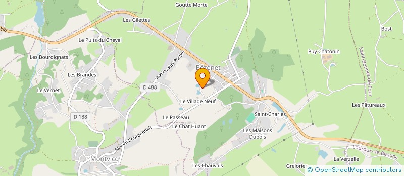 localisation de l'entreprise MONSIEUR PHILIPPE GUETRE à BEZENET