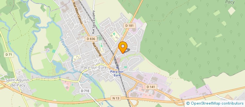 localisation de l'entreprise MONSIEUR PHILIPPE GUEUSQUIN  PACY-SUR-EURE