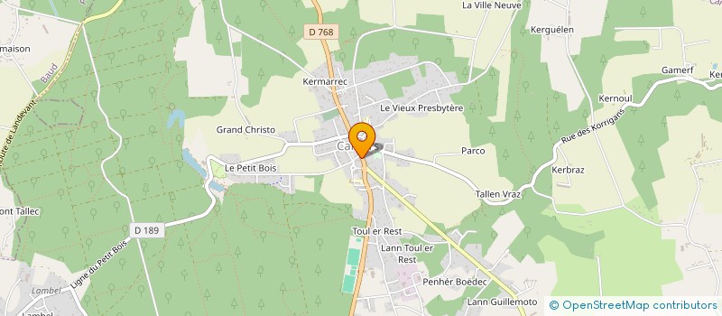 localisation de l'entreprise MONSIEUR PHILIPPE GUFFROY à CAMORS