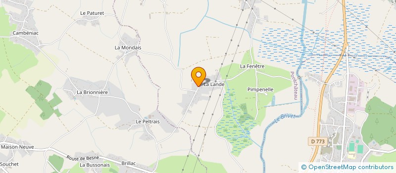 localisation de l'entreprise MONSIEUR PHILIPPE GUIBAL  PONTCHATEAU