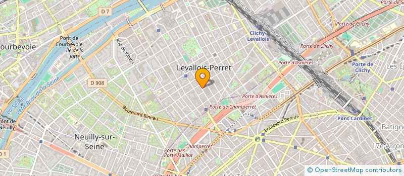 localisation de l'entreprise MONSIEUR PHILIPPE GUIBERT à LEVALLOIS-PERRET
