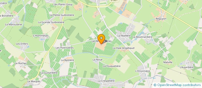 localisation de l'entreprise MONSIEUR PHILIPPE GUIBERT à SAINT-PHILBERT-DE-GRAND-LIEU