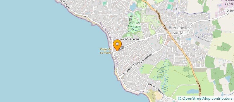 localisation de l'entreprise MONSIEUR PHILIPPE GUIBERT  BRETIGNOLLES-SUR-MER