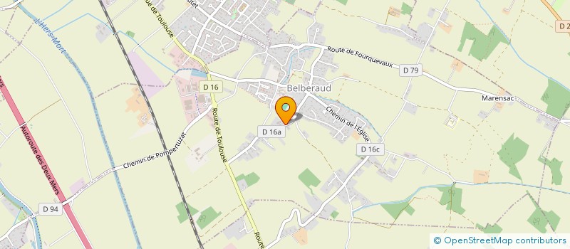 localisation de l'entreprise MONSIEUR PHILIPPE GUIBLAIN  BELBERAUD