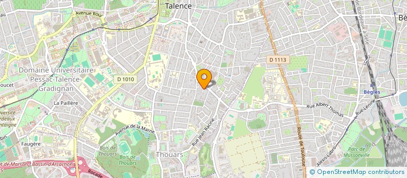 localisation de l'entreprise MONSIEUR PHILIPPE GUICHARD  TALENCE