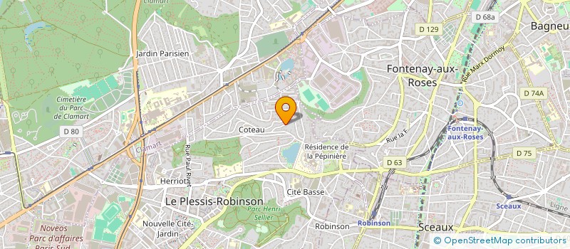 localisation de l'entreprise MONSIEUR PHILIPPE GUICHON à LE PLESSIS-ROBINSON