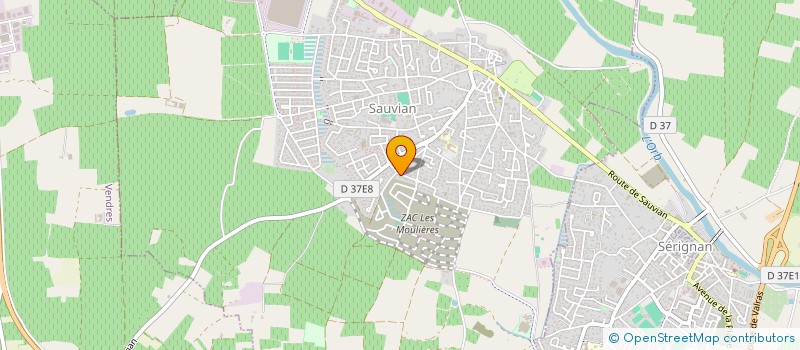 localisation de l'entreprise MONSIEUR PHILIPPE GUIEYSSE  SAUVIAN