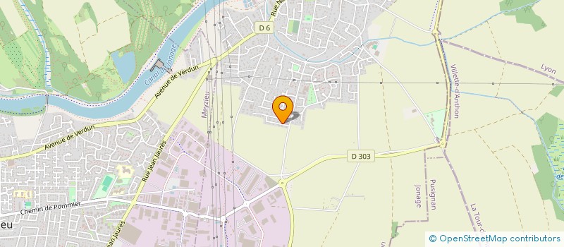 localisation de l'entreprise MONSIEUR PHILIPPE GUIFFRAY  JONAGE