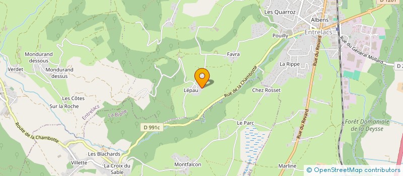 localisation de l'entreprise MONSIEUR PHILIPPE GUIGNARD à ENTRELACS