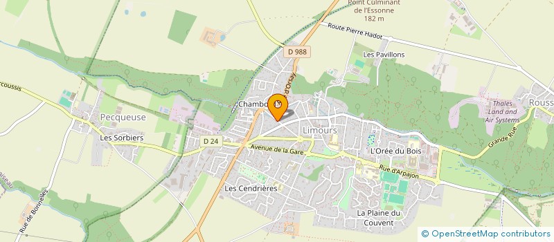 localisation de l'entreprise MONSIEUR PHILIPPE GUIHAIRE  LIMOURS