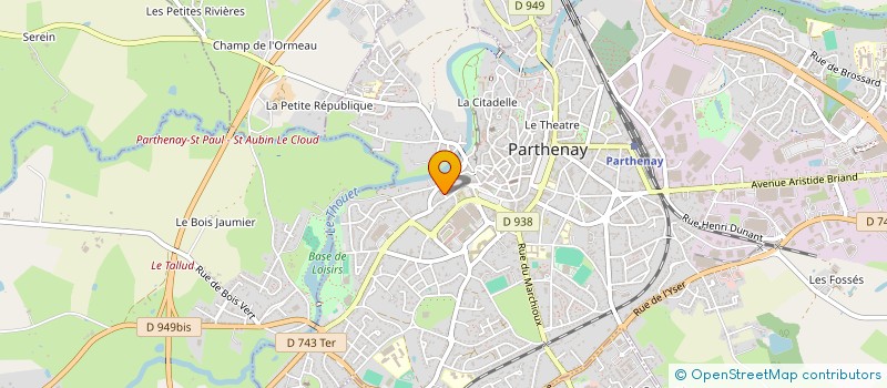 localisation de l'entreprise MONSIEUR PHILIPPE GUILBEAU à PARTHENAY