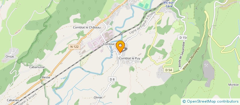 localisation de l'entreprise MONSIEUR PHILIPPE GUILHEN à VIC-SUR-CERE