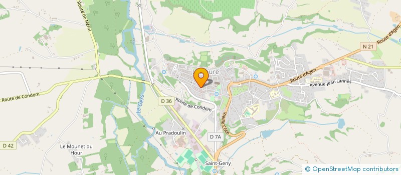 localisation de l'entreprise MONSIEUR PHILIPPE GUILHOT  LECTOURE