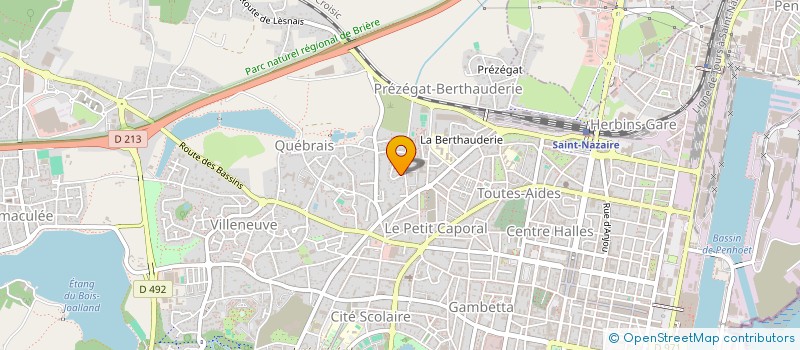 localisation de l'entreprise MONSIEUR PHILIPPE GUILLARD à SAINT-NAZAIRE