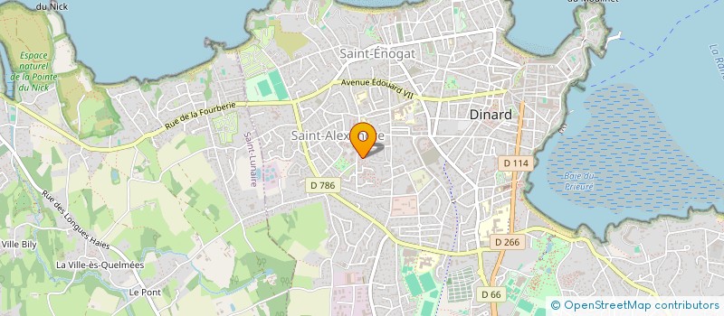 localisation de l'entreprise MONSIEUR PHILIPPE GUILLAS à DINARD