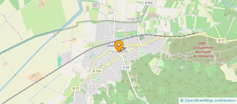 localisation de l'entreprise MONSIEUR PHILIPPE GUILLAUME  FONTVIEILLE