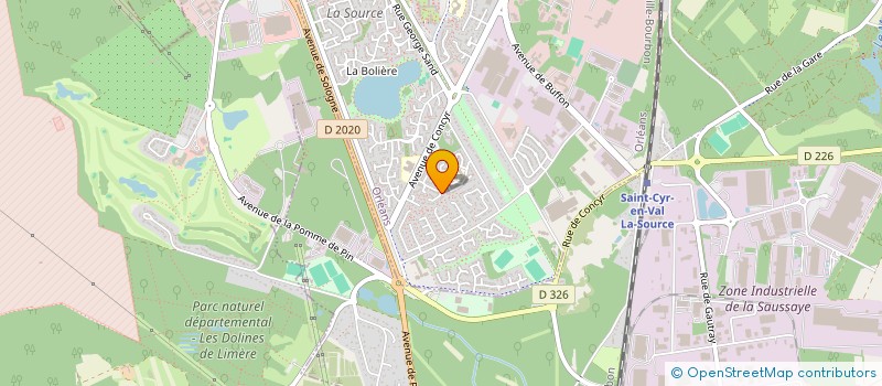 localisation de l'entreprise MONSIEUR PHILIPPE GUILLAUME à ORLEANS
