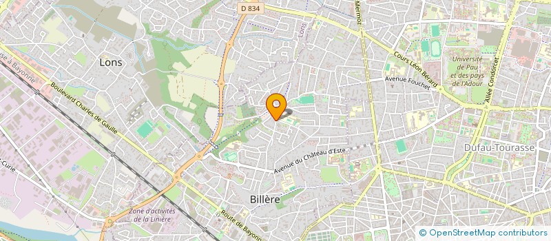 localisation de l'entreprise MONSIEUR PHILIPPE GUILLAUMOT à BILLERE
