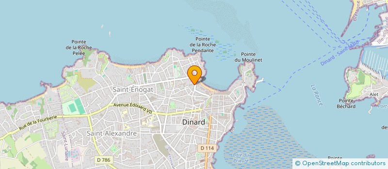 localisation de l'entreprise MONSIEUR PHILIPPE GUILLE  DINARD