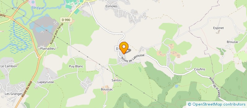 localisation de l'entreprise MONSIEUR PHILIPPE GUILLEM à ARPAJON-SUR-CERE