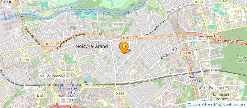 localisation de l'entreprise MONSIEUR PHILIPPE GUILLET  NOISY-LE-GRAND