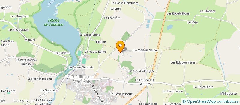 localisation de l'entreprise MONSIEUR PHILIPPE GUILLOIS  CHATILLON-EN-VENDELAIS