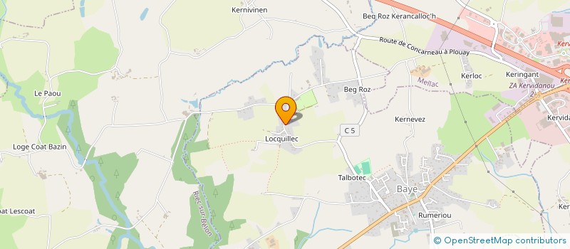 localisation de l'entreprise MONSIEUR PHILIPPE GUILLORE  BAYE