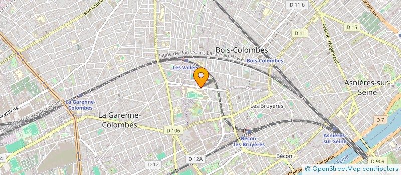 localisation de l'entreprise MONSIEUR PHILIPPE GUILLOTON à BOIS-COLOMBES