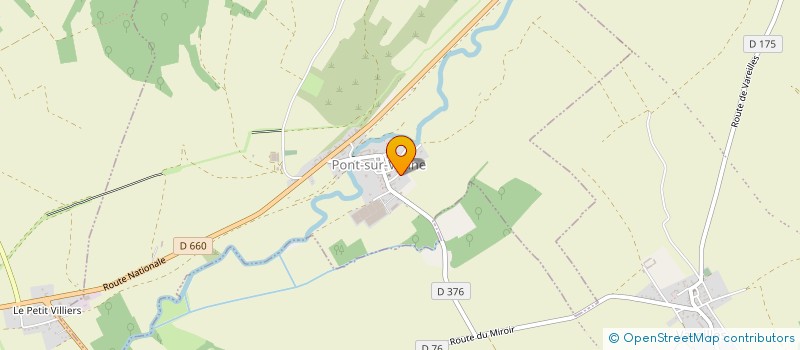 localisation de l'entreprise MONSIEUR PHILIPPE GUINDON  PONT-SUR-VANNE