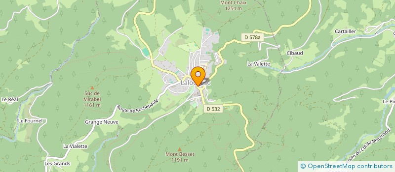localisation de l'entreprise MONSIEUR PHILIPPE GUIRONNET à LALOUVESC