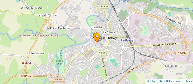 localisation de l'entreprise MONSIEUR PHILIPPE GUITTON à PARTHENAY