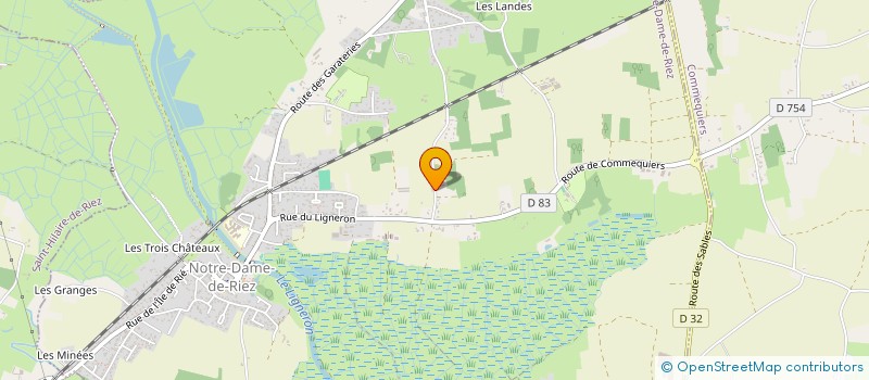 localisation de l'entreprise MONSIEUR PHILIPPE GUITTONNEAU à NOTRE-DAME-DE-RIEZ