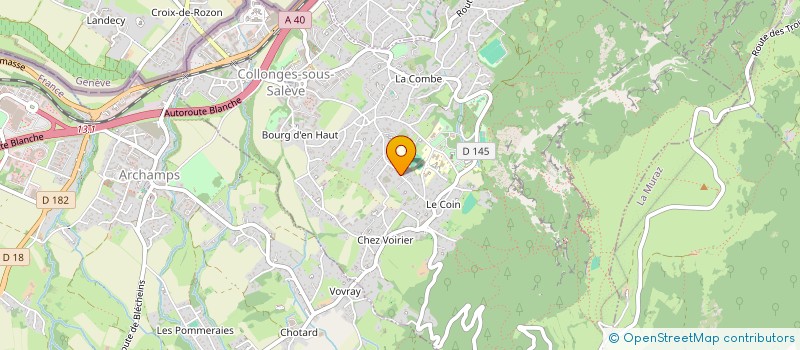 localisation de l'entreprise MONSIEUR PHILIPPE GUYARD  COLLONGES-SOUS-SALEVE