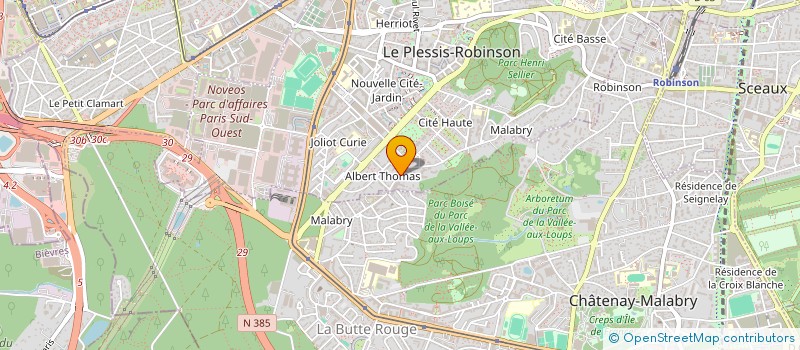 localisation de l'entreprise MONSIEUR PHILIPPE GUYARD  LE PLESSIS-ROBINSON