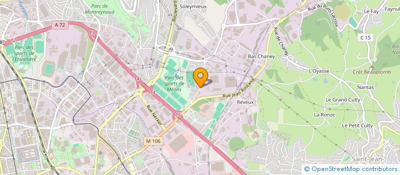 localisation de l'entreprise MONSIEUR PHILIPPE GUYET  SAINT-ETIENNE