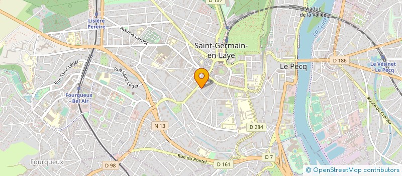 localisation de l'entreprise MONSIEUR PHILIPPE HAAG à SAINT-GERMAIN-EN-LAYE